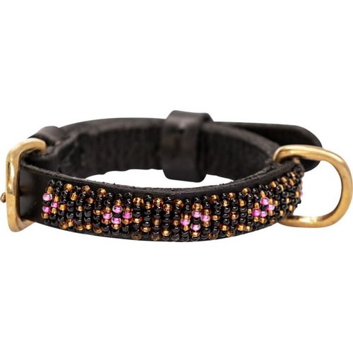 Kampuni håndlavet hundehalsbånd Micro Faraja Micro: 31x1,4 cm (Halsomkreds: 20-27 cm)