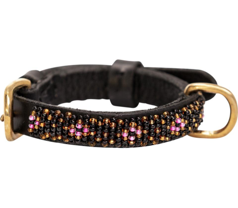 Kampuni håndlavet hundehalsbånd Micro Faraja Micro: 31x1,4 cm (Halsomkreds: 20-27 cm)