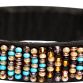 Kampuni håndlavet hundehalsbånd Micro Ombima Micro: turqoise 31x1,4 cm (Halsomkreds: 20-27 cm)