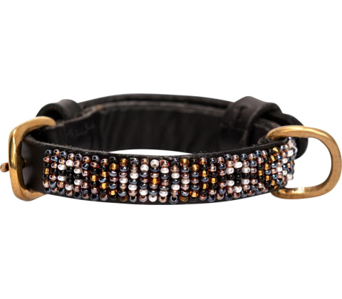 Kampuni håndlavet hundehalsbånd Micro Ombima Micro Long: 38x1,4 cm (Halsomkreds: 25-30 cm)