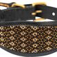 Kampuni håndlavet hundehalsbånd Lucher Faraja grey M: 53x1,9-5,5 cm (Halsomkreds: 38-46 cm)