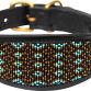  Kampuni håndlavet hundehalsbånd Lucher Faraja  turquoise M: 53x1,9-5,5 cm (Halsomkreds: 38-46 cm)
