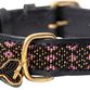 Kampuni håndlavet hundehalsbånd Faraja L pink: 61 x 3,5 cm (Halsomkreds: 46-53 cm)