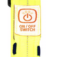 Flash LED halsbånd USB Nylon 40-50cm x 2,5 cm.
