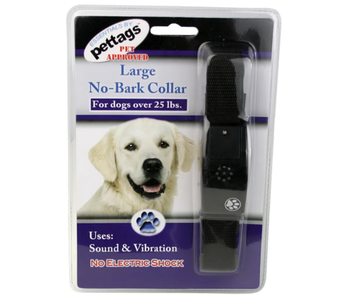 Anti-bark-halsbånd vibrerer eller lyd
