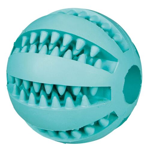 Denta Fun baseball, Mintfresh, naturgummi, ø 6 cm