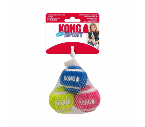 Kong Sport Softies Ball S 3-pack Mix Ø5cm