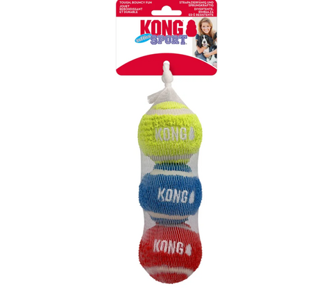 Kong Sport Softies Ball M 3-pack Mix Ø6,5cm