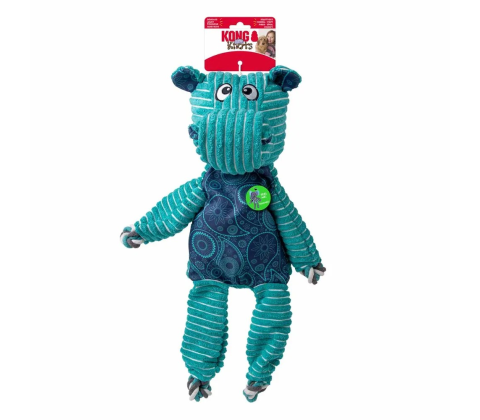 Kong Jumbo Floppy Knots Hippo Xl 47x35,5x15cm