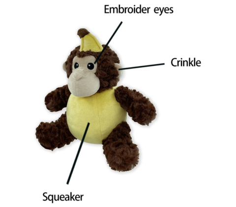 Party Pets Banana Monkey 
