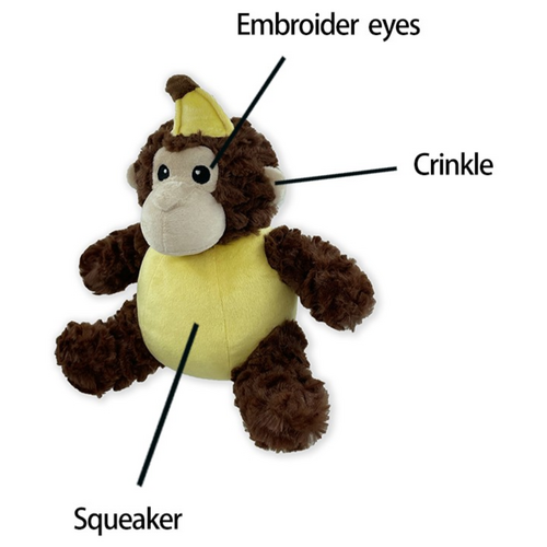 Party Pets Banana Monkey 