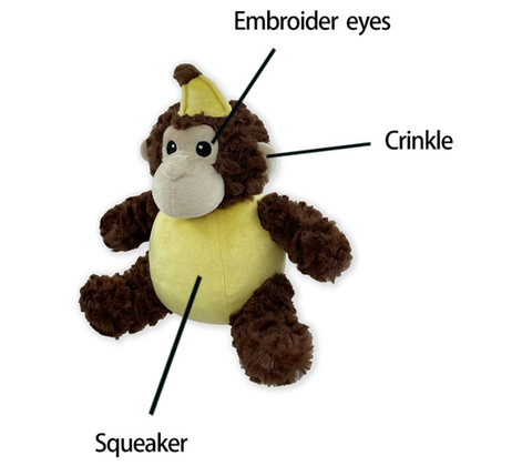 Party Pets Banana Monkey 