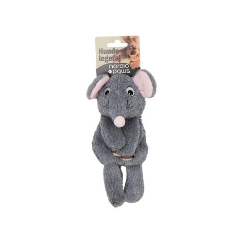 Nordic Paws Legetøj Knitre Mus, 20cm