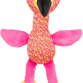Trixie Flamingo plys legetøj med knitreeffekt