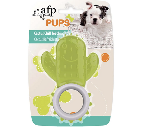 Pups Cactus Chill Teethhing Toy 7.5x11.5x40cm