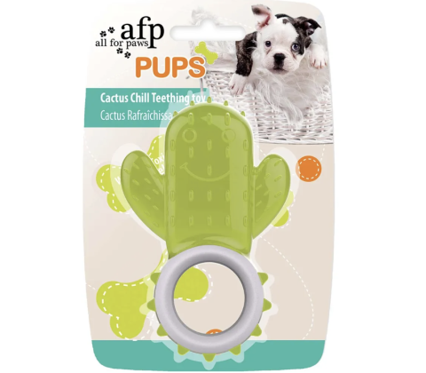Pups Cactus Chill Teethhing Toy 7.5x11.5x40cm