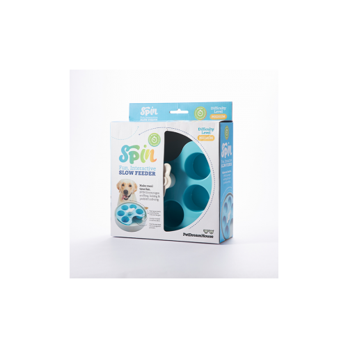 SPIN Interactive Feeder Palette, Blue, Medium