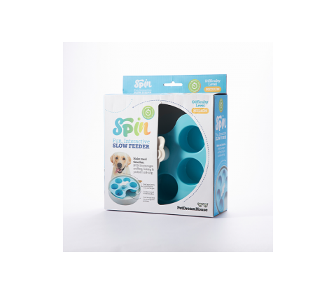 SPIN Interactive Feeder Palette, Blue, Medium