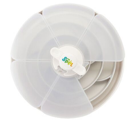 SPIN Interactive Feeder Spiral, Grey with Twister, Tricky