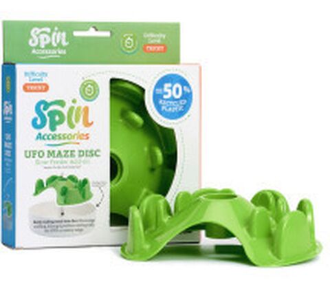 SPIN UFO Maze Disc, Green Tricky