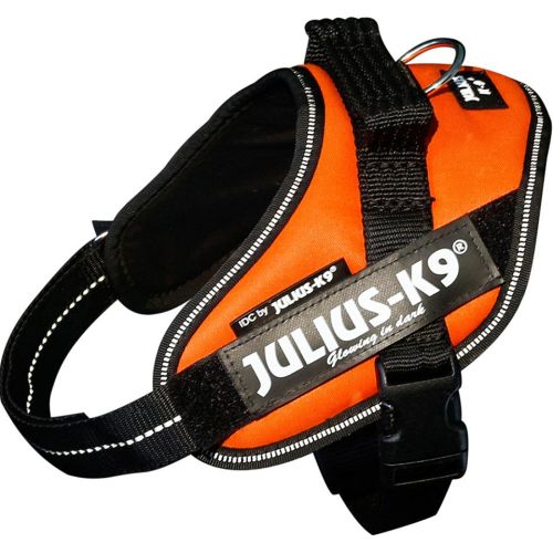 K9 IDC sele, str.: Mini, UV Orange, 49-67 cm