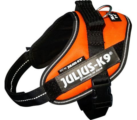K9 IDC sele, str.: Mini, UV Orange, 49-67 cm