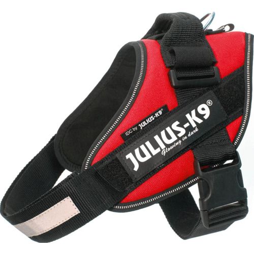 K9 IDC sele, str.: 0, rød 58-76 cm