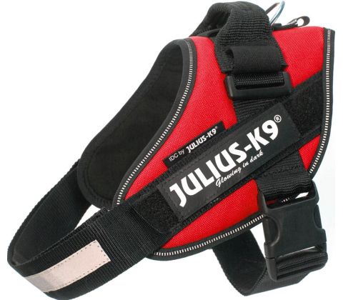 K9 IDC sele, str.: 0, rød 58-76 cm