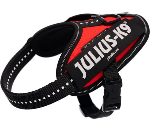 Julius-K9 IDC Powerharness hundesele Rød