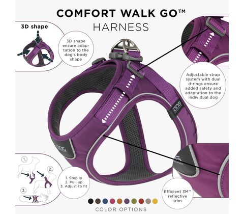 DOG Copenhagen Comfort Walk Go™ Sele - Purple Passion