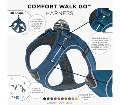 DOG Copenhagen Comfort Walk Go™ Sele - Ocean Blue