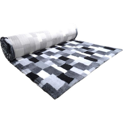 Companion ProFleece Patchwork sort/grå/hvid 