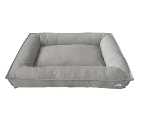 Whesco Luksus hundeseng grå 100x70x15cm