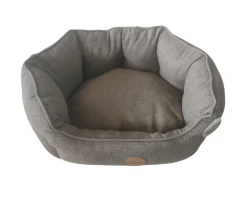 Whesco Luksus hundeseng grå 60x50x11cm