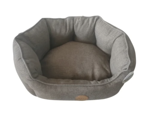 Whesco Luksus hundeseng grå 60x50x11cm