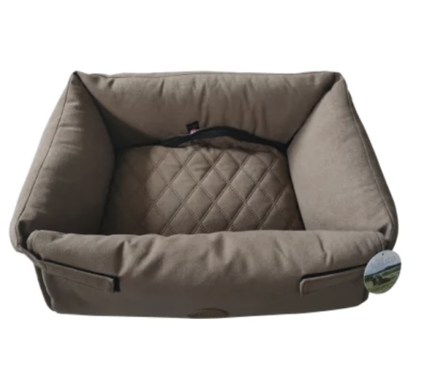 Whesco Luksus multi hundeseng brun 70x60x17 cm