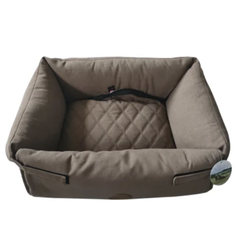 Whesco Luksus multi hundeseng brun 70x60x17 cm