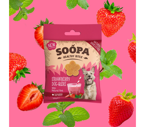 SOOPA Healthy Bites jordbær 50g