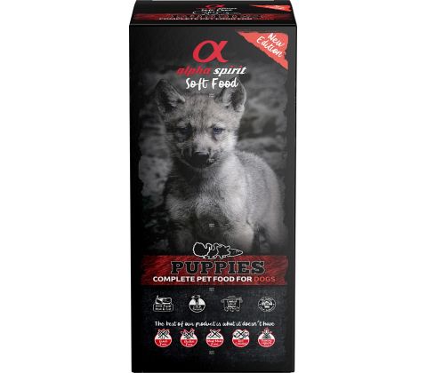 Alpha Spirit Semi-moist Puppies, 9 kg (45x200g)