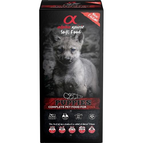 Alpha Spirit Semi-moist Puppies, 9 kg (45x200g)