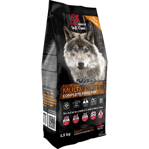 Alpha Spirit Semi-moist Multiprotein, 1,5 kg