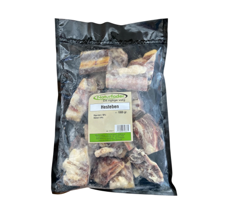 Naturfoder 100% Hesteben 1000 gr.