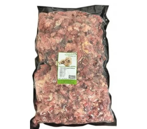 Naturfoder 100% Hestekød 2000 gr.