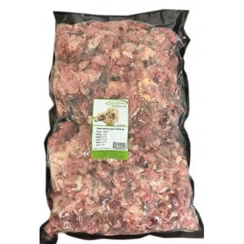 Naturfoder 100% Hestekød 2000 gr.