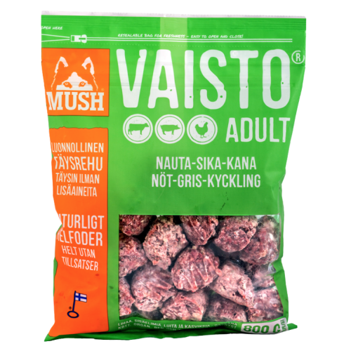 MUSH Vaisto med Okse Gris Kylling  - Grøn