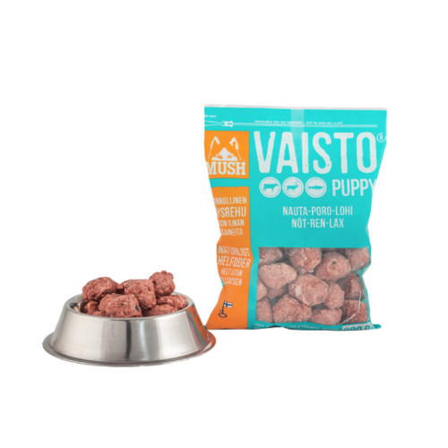 Mush Vaisto Puppy Okse Ren Laks Isblå 
