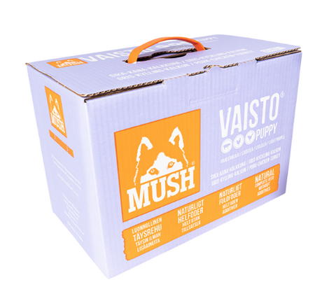 MUSH Vaisto Puppy  med Gris Kalkun Kylling  - Lyslilla 