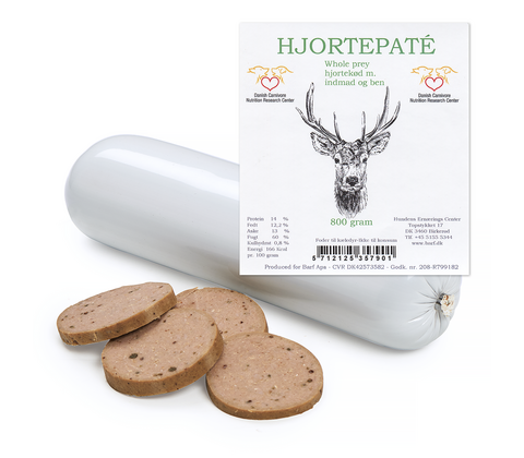 Hjorte pate med ben 800 gram
