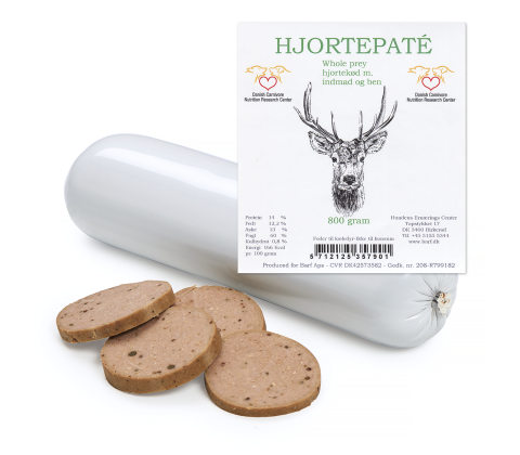 Hjorte pate med ben 800 gram