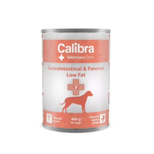 Calibra VD Dog can Gastrointestinal Low Fat 400 g